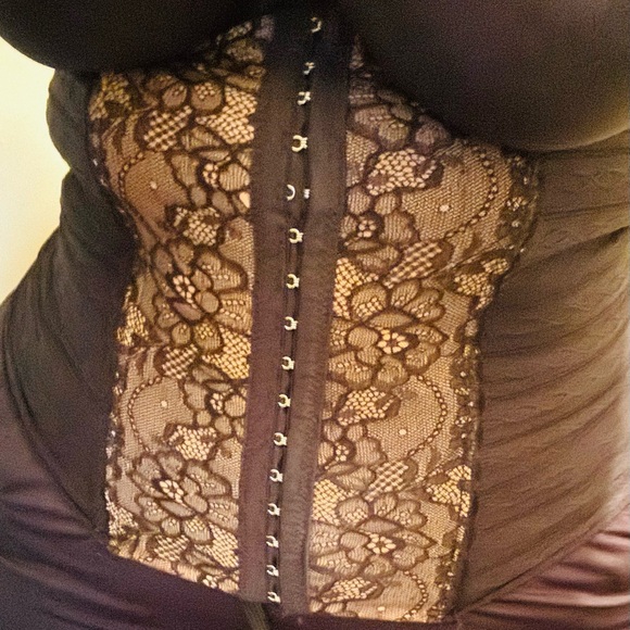 Corset Waist Trimmer Latex Boned Size XL/XXL - Picture 2 of 6